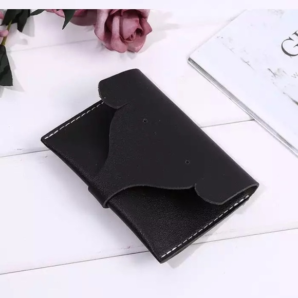🛍 Elephant Wallet Card Holder Vinyl Faux Leather - Picture 5 of 8